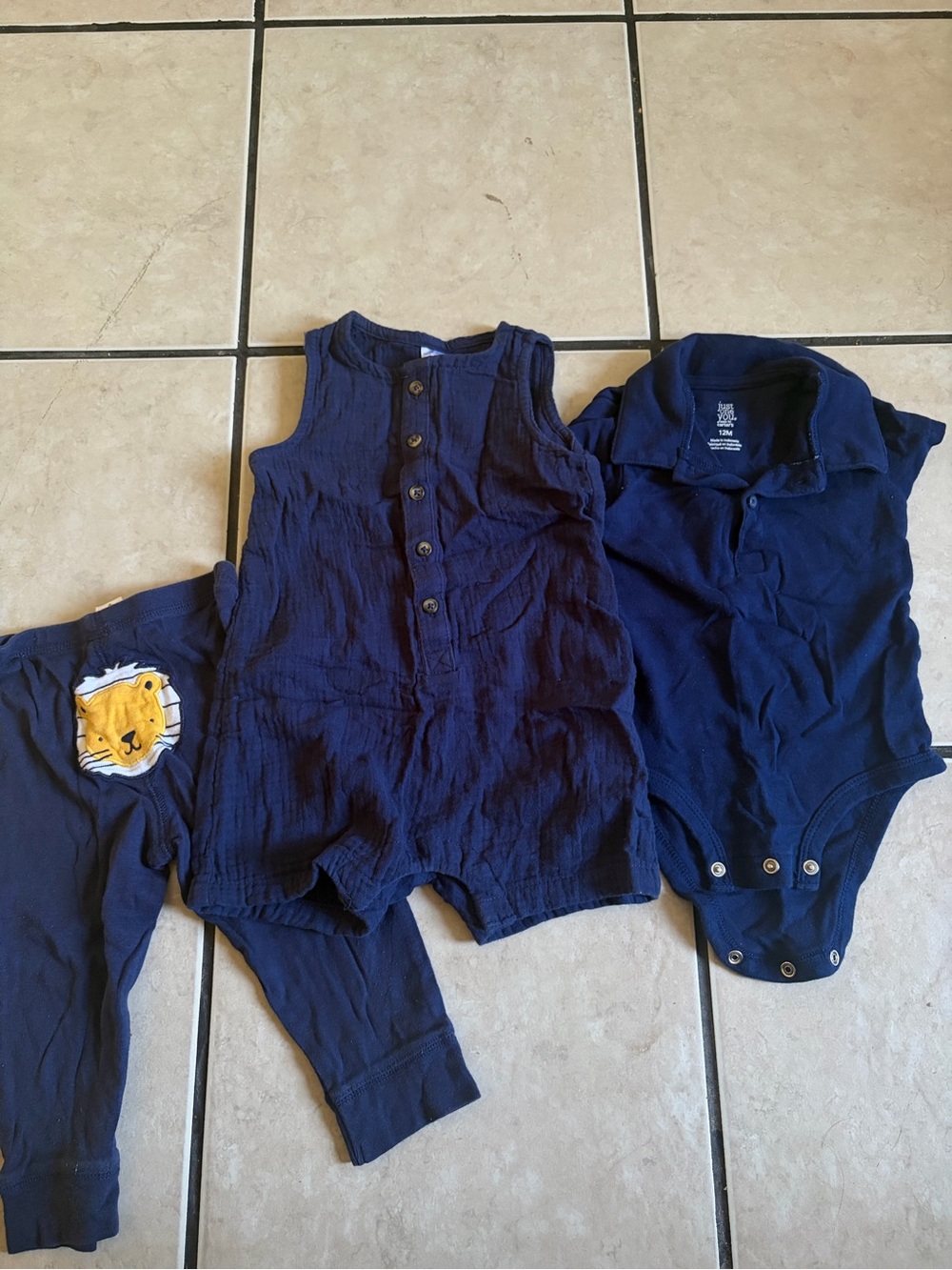 Carter's Navy Blue Baby Bundle